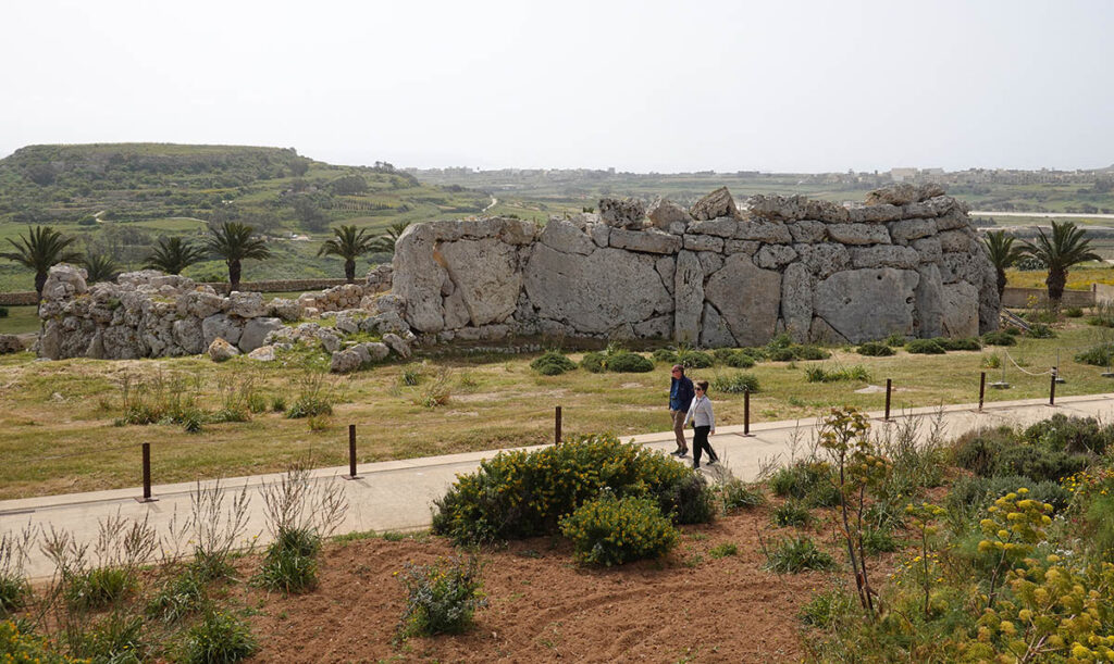 The Temples of Ggantija on Gozo.