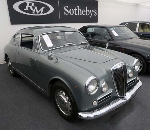 This 1957 Lancia Aurelia Coupé was originally Lancia UK's demonstator car and is only one of 25 right hand drive examples.