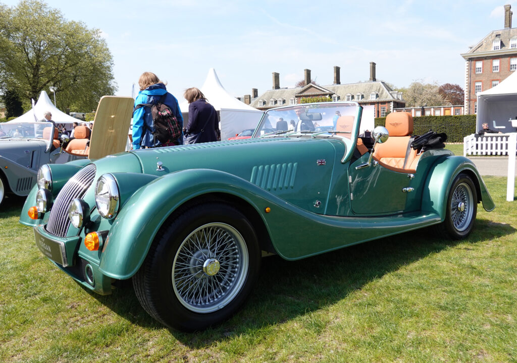 The latest Morgans are powered by BMW four and six cylinder engines.