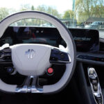 Drivers' eye view of the MG Cyberster