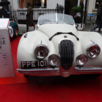 This 1951 Jaguar XK120 has spent its life competing in rallies and circuit races. It was restored recently to take part in this year's Mille Miglia.