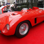 The TR or Testa Rossa takes its name from the red paint on the cylinder heads. This is a 500 TR from 1956.