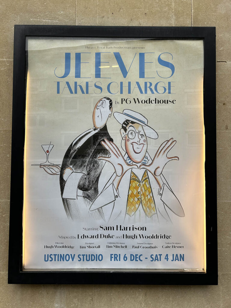 Trust himself to find a Jeeves play.