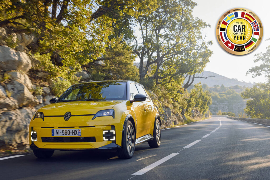 Renault 5 E-Tech takes European COTY title 2025.